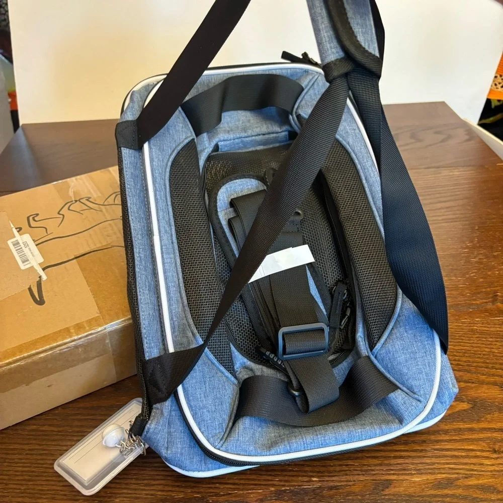 Petskd Pet Travel Carrier Bag for Small Dogs & Cats Airline’s Approved 17x11x9.5